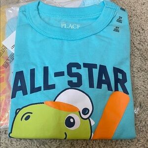 Children's Place All-Star Graphic Tee 3 pack bundle